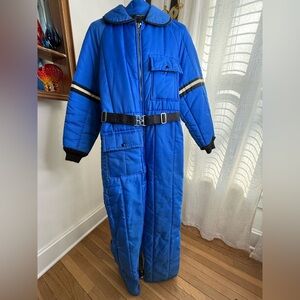 70s JCPENNEY SNOWMOBILE SNOW SUIT MEDUIM
